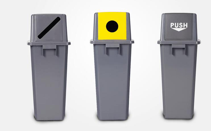 (60 л)Пластиковый мусорный бак для наружного использования (KL-004)